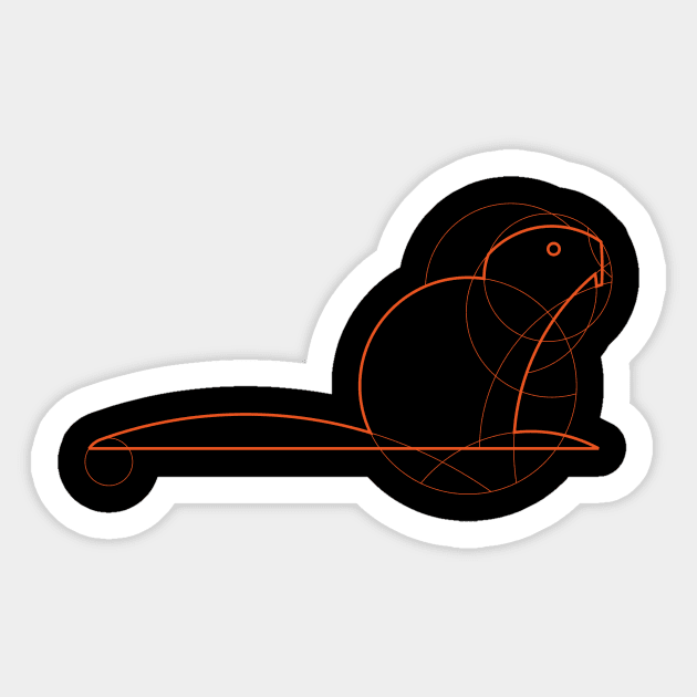 Ubuntu - Bionic Beaver Sticker by cryptogeek